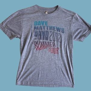 Dave Matthews Band Summer Tour 2012 Shirt, Concert Jam Tee, Adult Size Small